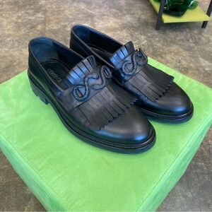 Roberto Cavalli Snake Loafers